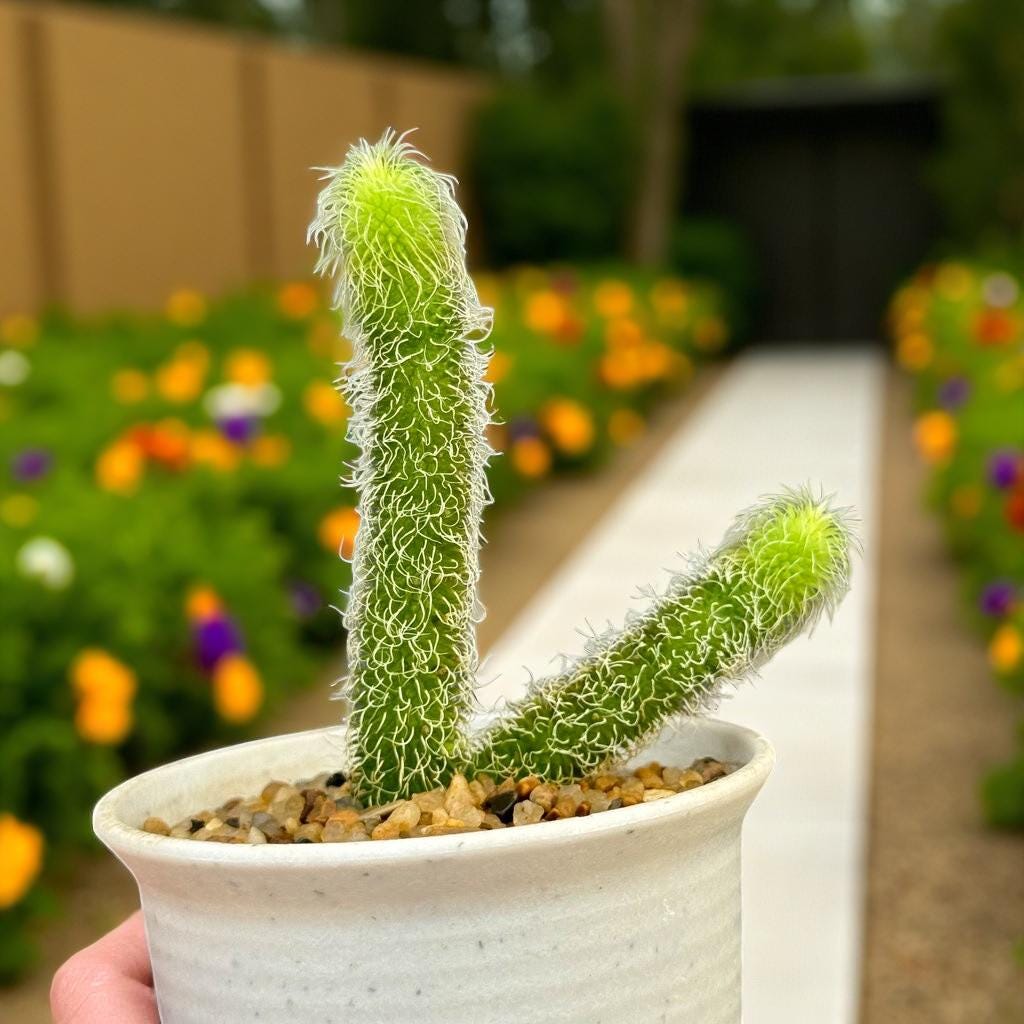 Hairy Star Succulent: Unique Live Indoor Plant