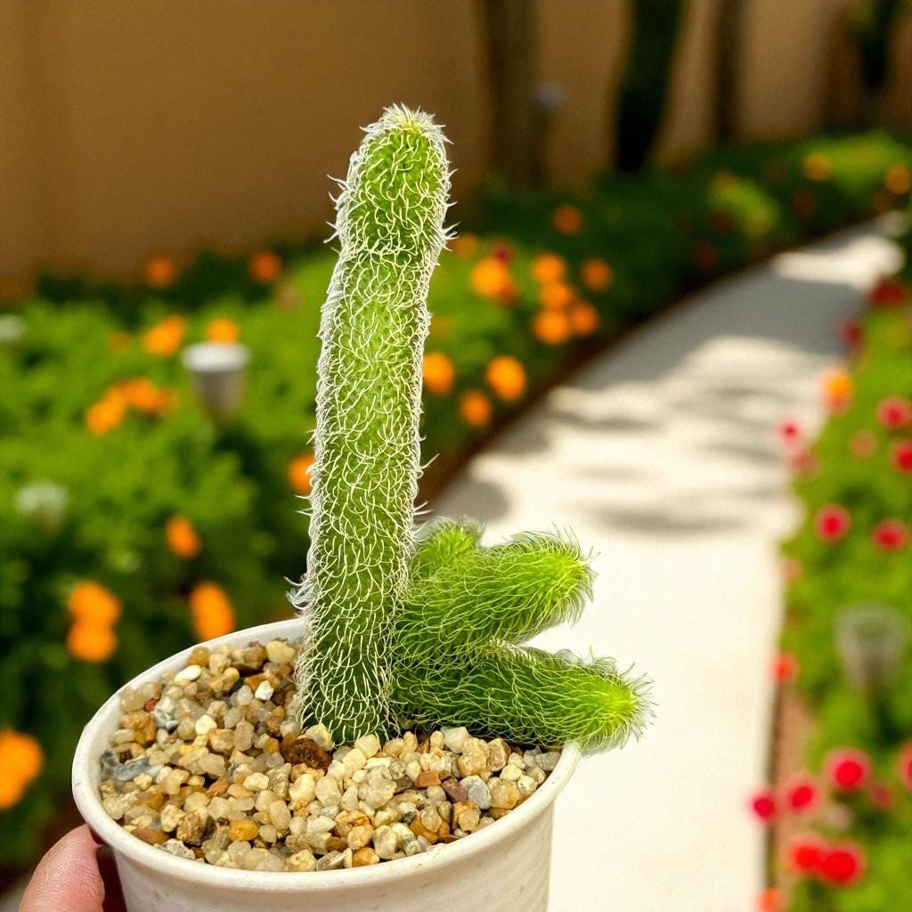 Hairy Star Succulent: Unique Live Indoor Plant