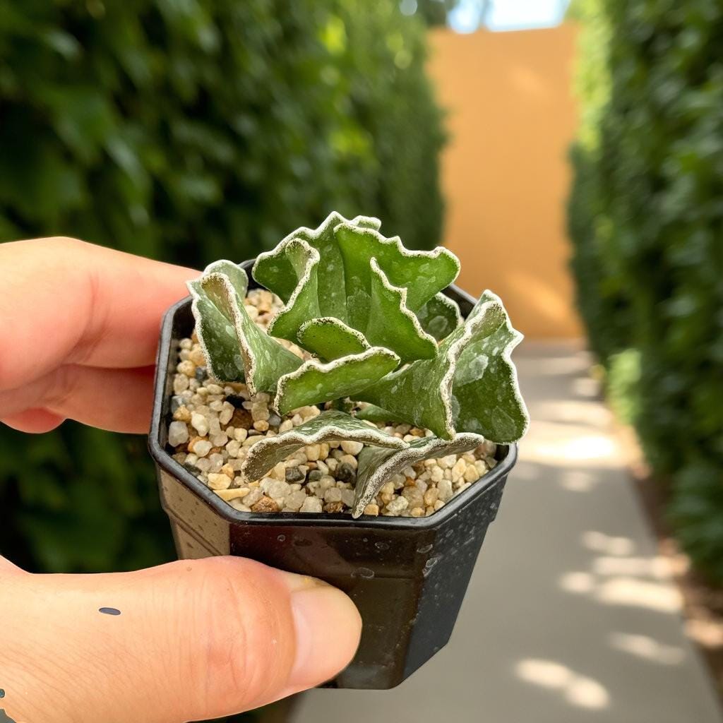 Patterned Leaf Succulent: Easy Care Indoor Houseplant