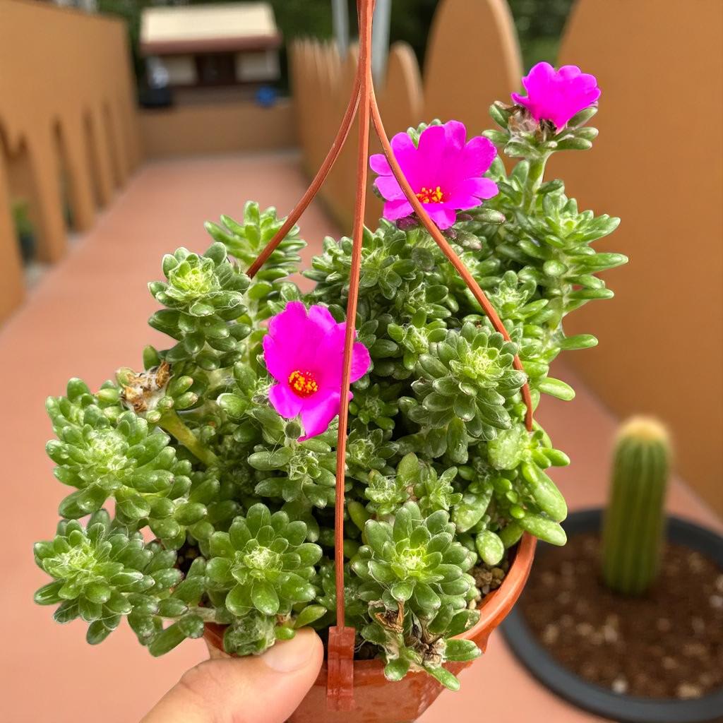Rosette Succulent Plant: Compact Indoor Greenery - Easy Care