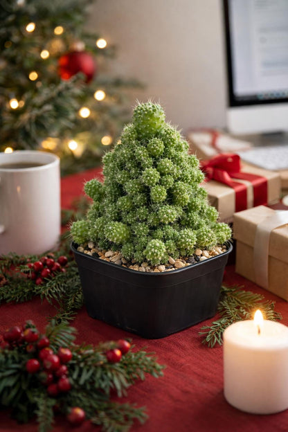 Side view — Christmas Style Clumping Cactus | Cacti Nest