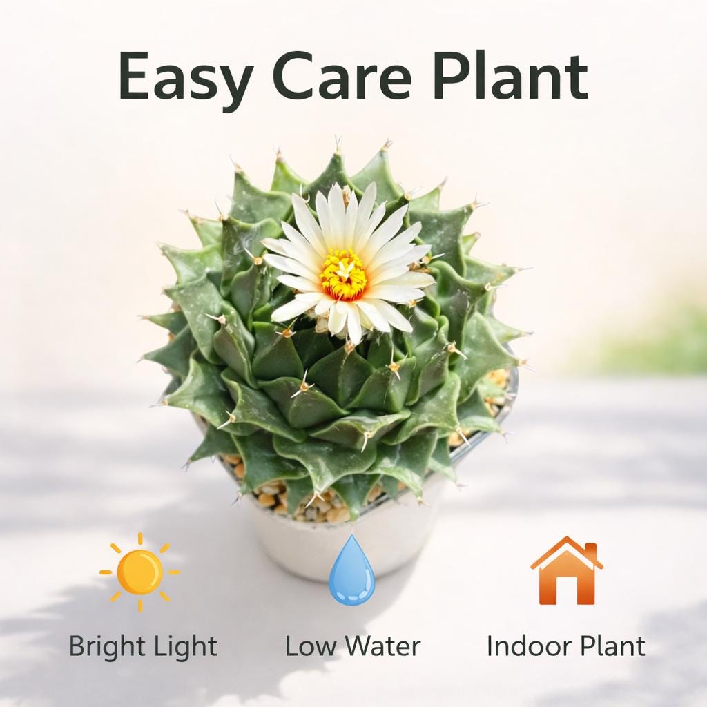 Side View of Colorful Mini Cactus Live Plant, Small Indoor Succulent, Easy Care Desk Plant, Unique Houseplant Gift, Cute Mini Potted Cactus Decor, highlighting its cactus look and listing presentation