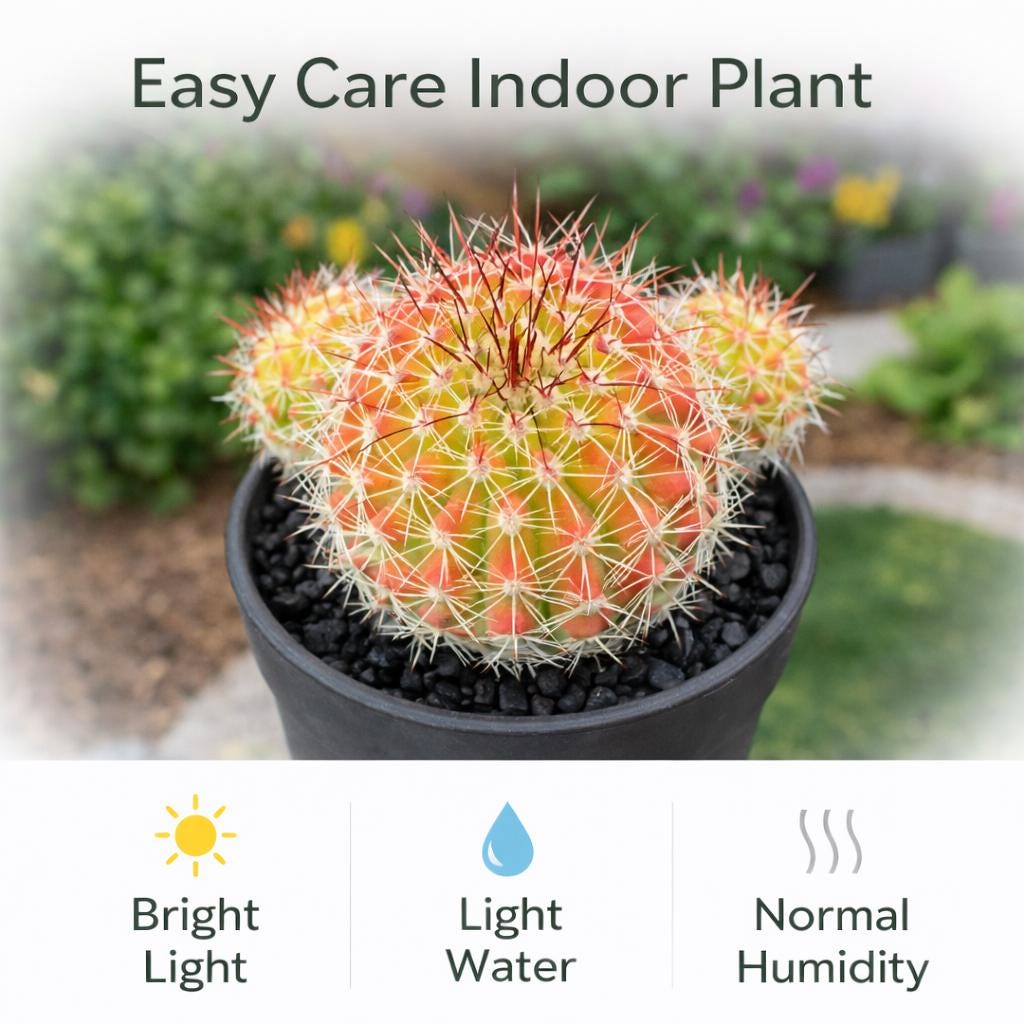 Side view — Red Namaru Spider Cactus Indoor Plant | Cacti Nest